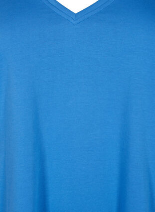 FLASH - T-shirt with v-neck, Ultramarine, Packshot image number 2