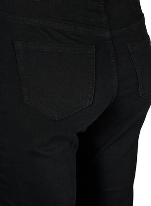 FLASH - High waisted jeans with bootcut, Black, Packshot image number 3
