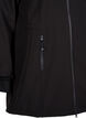 Softshell jacket with detachable hood, Black, Packshot image number 3