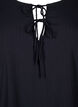 Tunic in viscose with ties, Black, Packshot image number 2