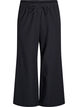 Loose trousers with high waist and pockets, Black, Packshot image number 0