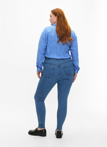 FLASH - Jeans with super slim fit, Light Blue, Model image number 1