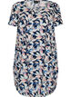 Short-sleeved cotton dress with print, Blue, Packshot image number 0