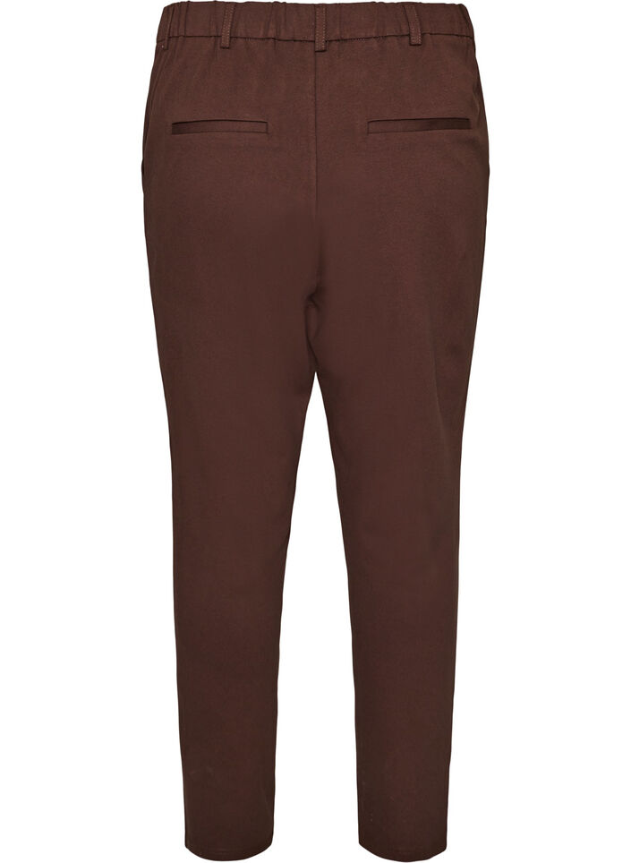 Cropped Maddison trousers, Brown, Packshot image number 1