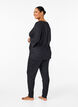 Lounge trousers with pockets, Black, Model image number 1