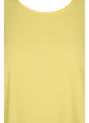 Blouse with short sleeves and a round neckline, Goldfinch, Packshot image number 2