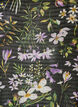 Blouse with floral print and V-neck, Black, Packshot image number 2