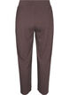 Jersey trousers with a straight fit and high waist, Bracken Mel., Packshot image number 1