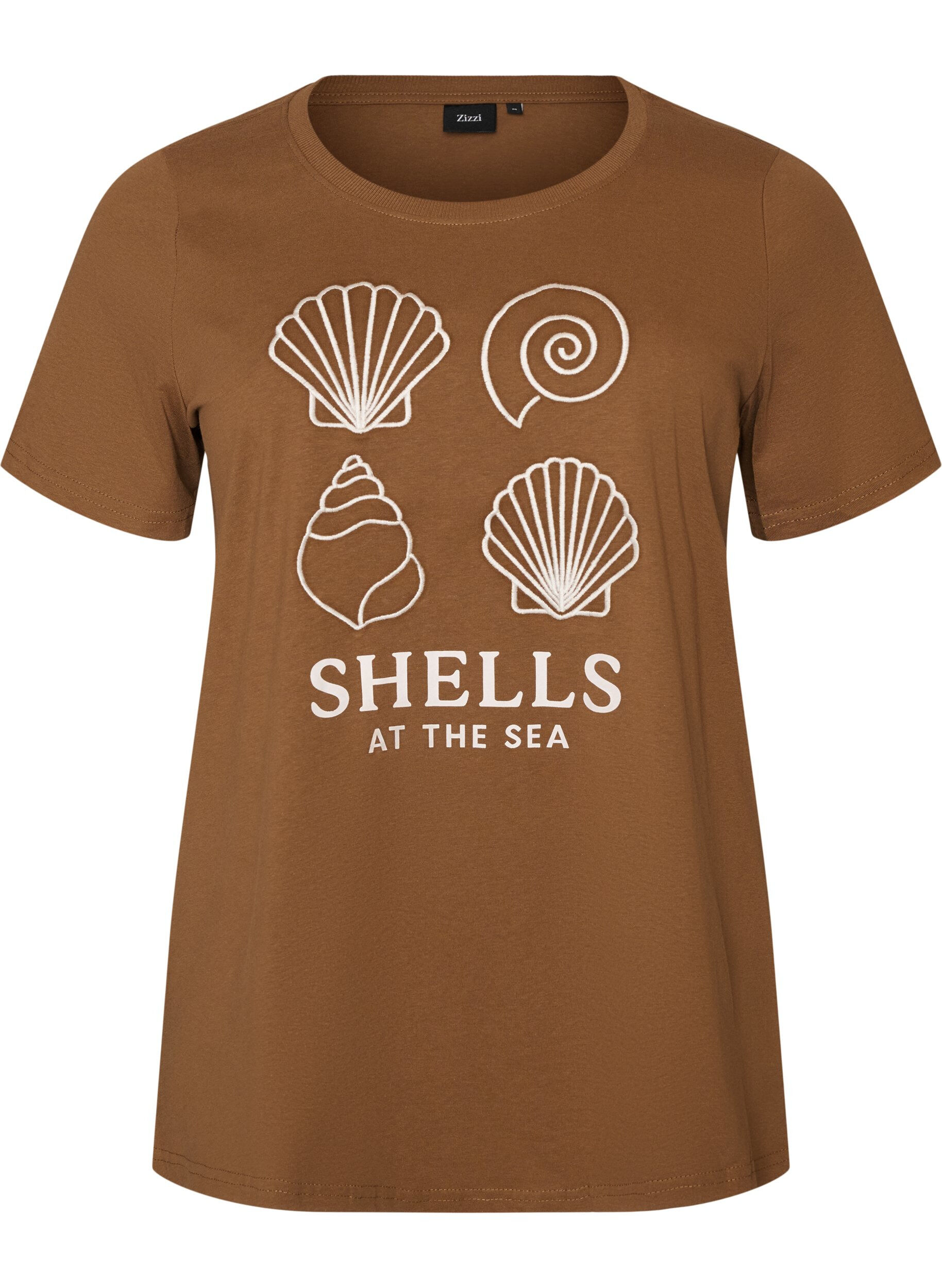 Cotton T-shirt with print
