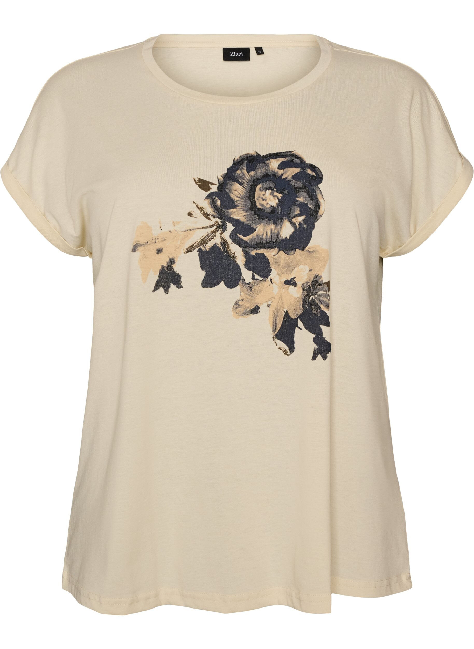 T-shirt with decorative front print