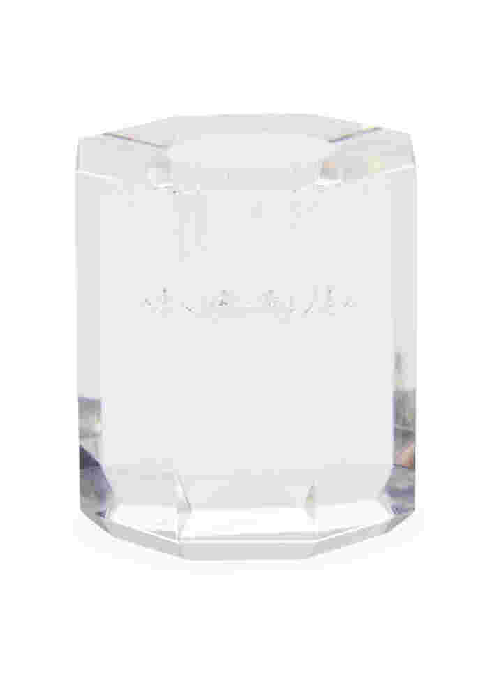 Crystal candle holder, Clear, Packshot