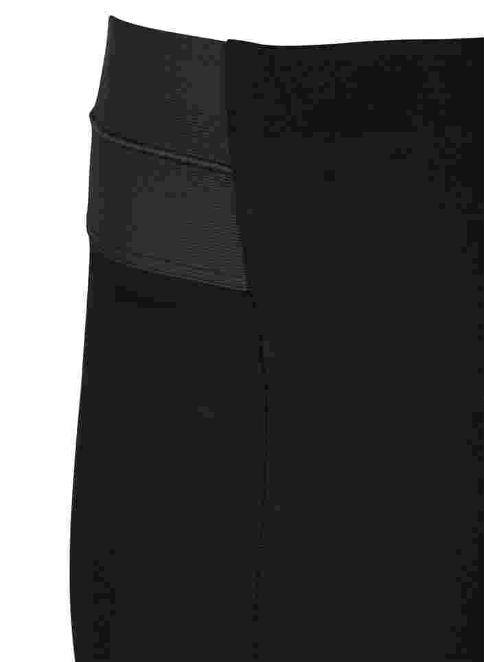 Close-fitting skirt with elasticated waist, Black, Packshot image number 2