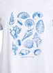 T-shirt with print detail, White, Packshot image number 2