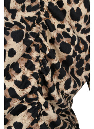 Long sleeve dress in leopard print, Leo, Packshot image number 3