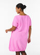 Short sleeve cotton dress, Pink, Model image number 2