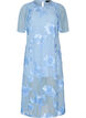 Mesh dress with floral appliqu&eacute;s, Light Blue, Packshot image number 0
