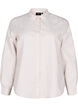 Long-sleeved cotton shirt, Beige, Packshot image number 0