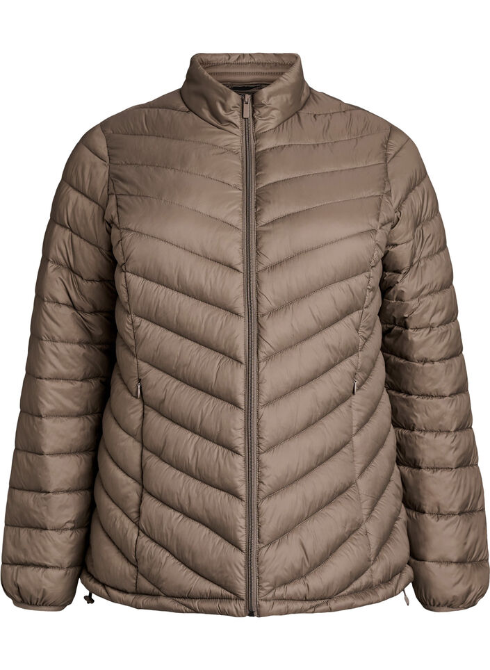 Lightweight jacket with pockets, Brown, Packshot image number 0