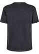 T-shirt with eyelets and print, Grey Washed , Packshot image number 1