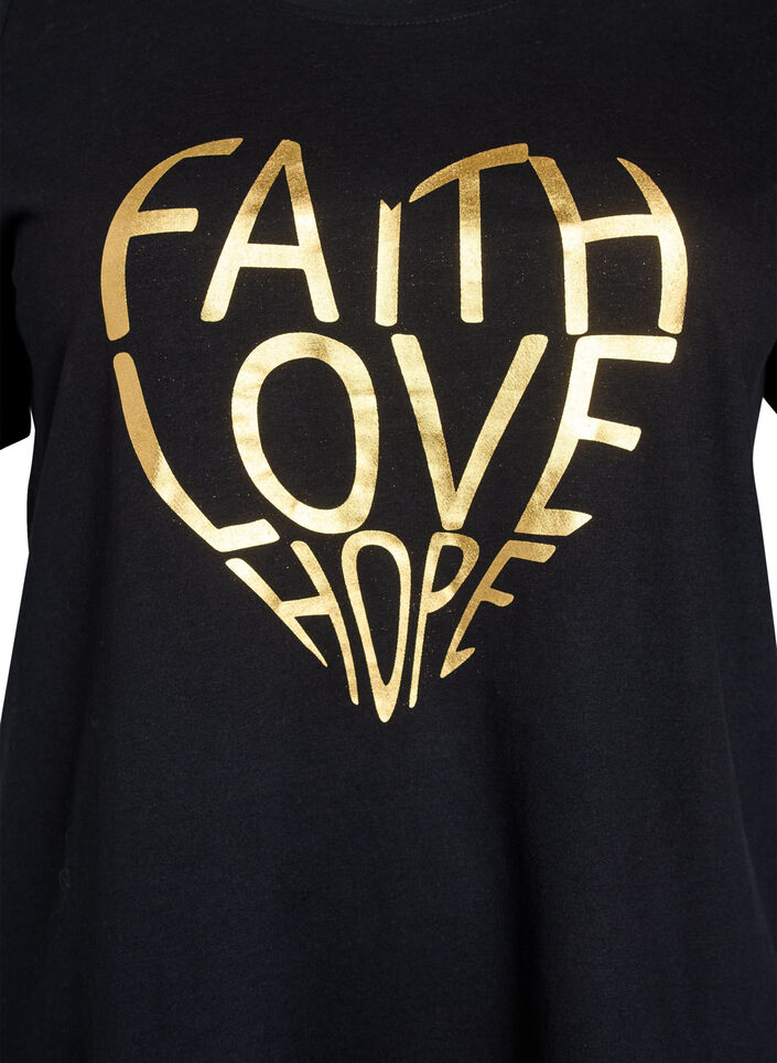 FLASH - T-shirt with motif, Black, Packshot image number 2