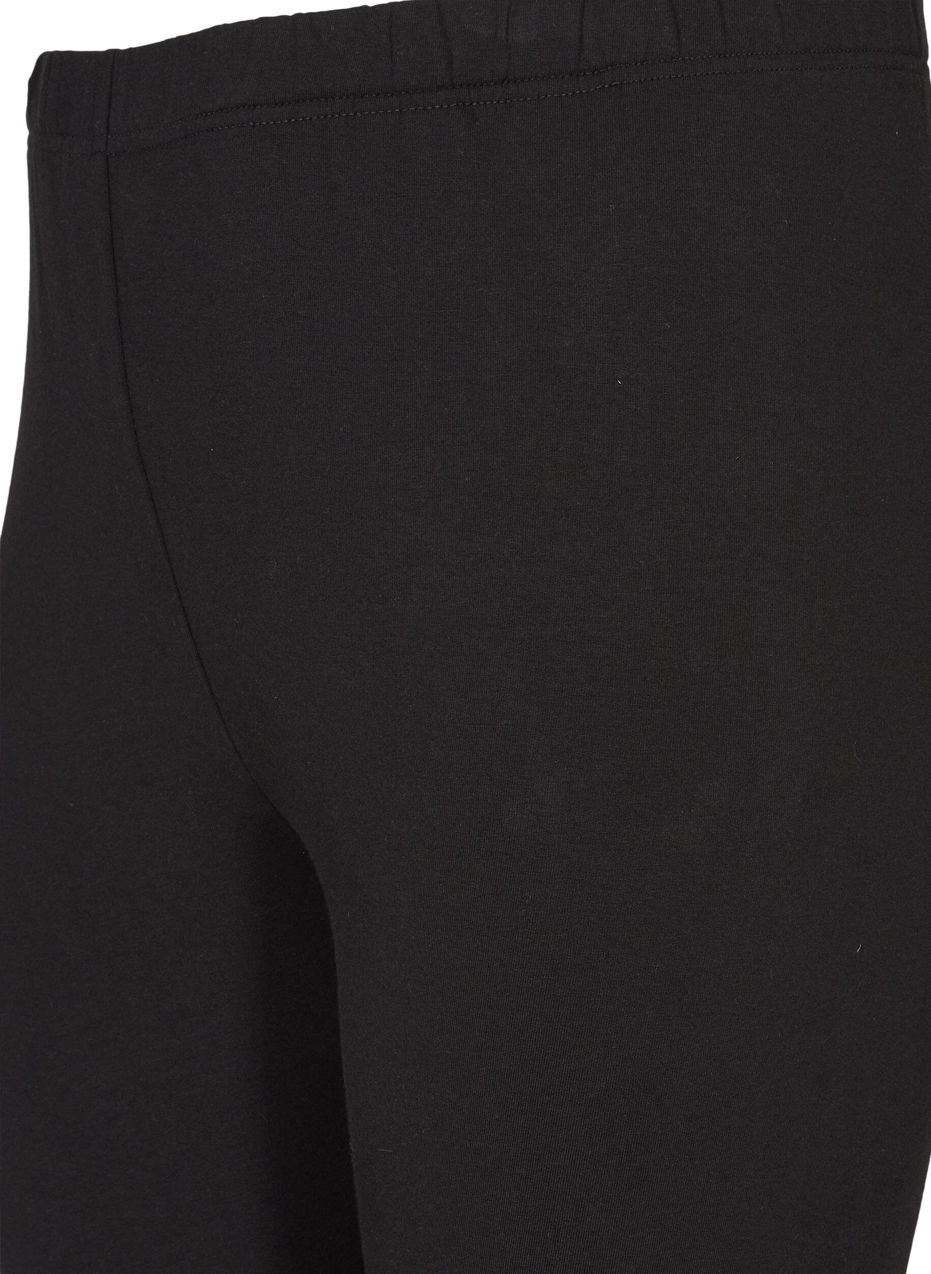 ZizzifashionLeggings in cotton with lining, Black, Packshot image number 3