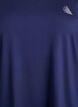Sports top with 3/4 sleeves, Blue, Packshot image number 2