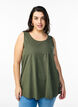 Cotton top with a-shape, Green, Model image number 0
