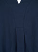 FLASH - Cotton blouse with half-length sleeves, Navy Blazer, Packshot image number 2