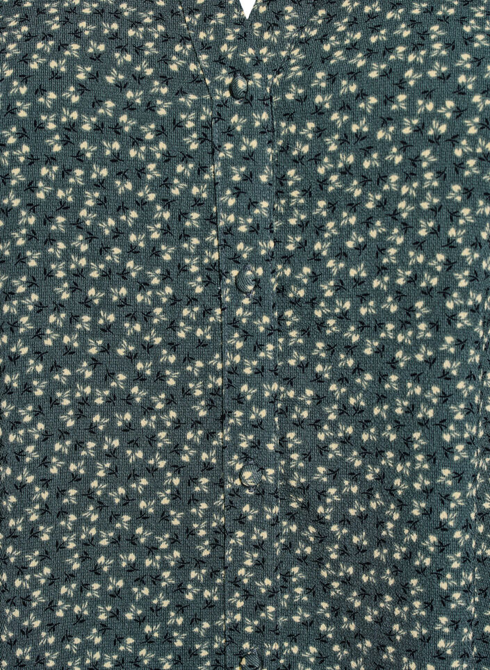 A-line midi dress with short sleeves, Green, Packshot image number 2