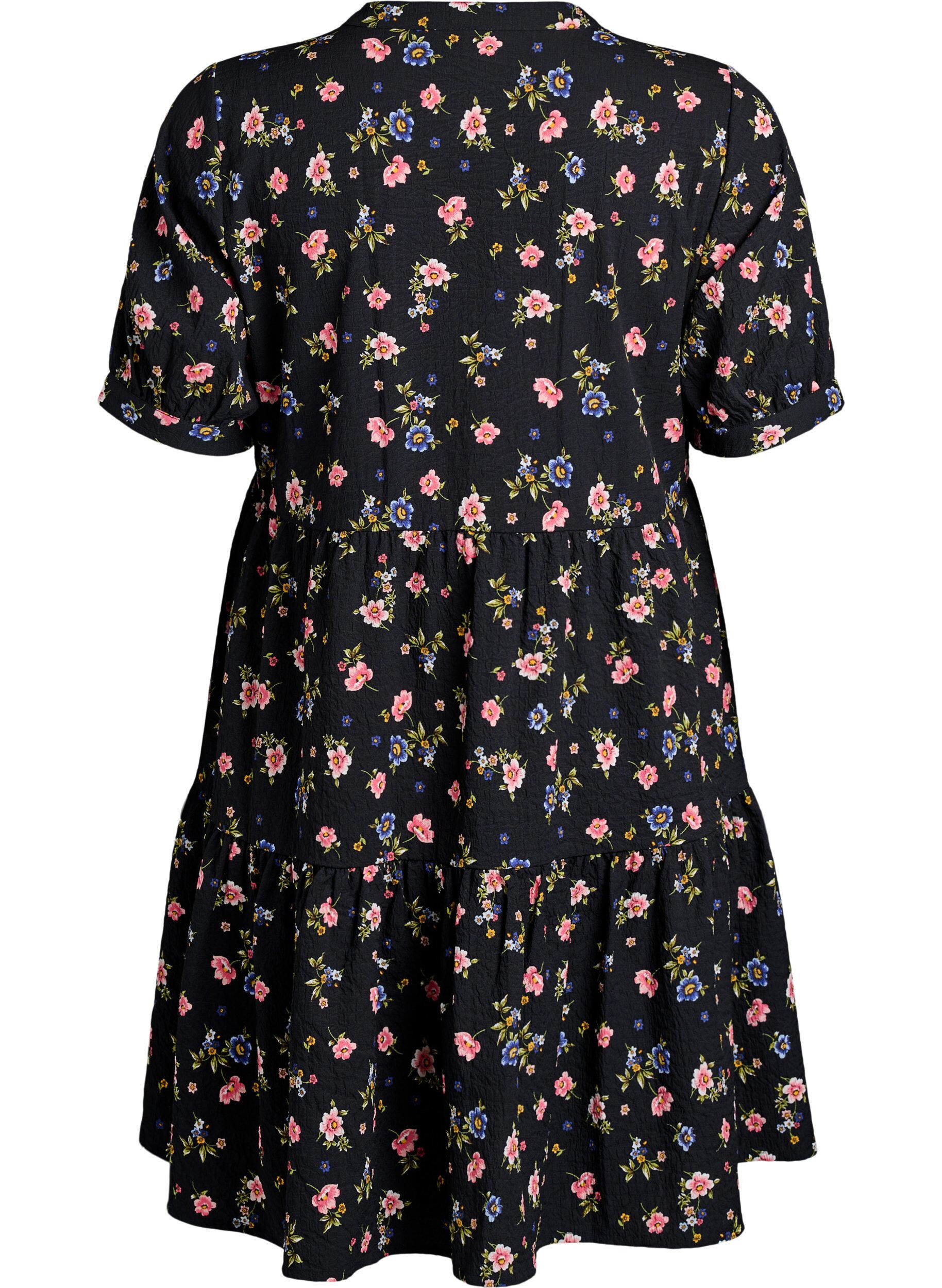 ZizzifashionShort A-line dress, Black, Packshot image number 1