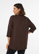 Sports top with 3/4 sleeves, Brown, Model image number 2