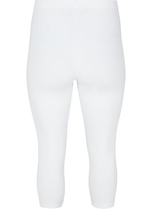 3/4 length basic leggings, Bright White, Packshot image number 1