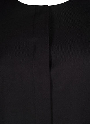 Spring jacket with concealed button placket, Black, Packshot image number 2