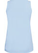 Solid color basic top in cotton, Light Blue, Packshot image number 1