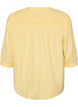 Blouse with smock and 3/4 sleeves, Yellow, Packshot image number 1
