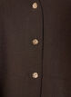 Pinstriped waistcoat with peplum, Brown, Packshot image number 2