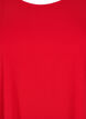 Blouse with short sleeves and a round neckline, Red, Packshot image number 2
