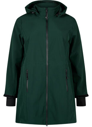Softshell jacket with detachable hood, Scarab, Packshot image number 0