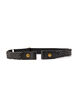 Braided elastic belt, Black, Packshot image number 0