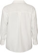 Loose shirt with V-neck, White, Packshot image number 1