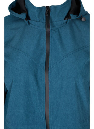 Softshell jacket with detachable hood, Stargazer Mel., Packshot image number 2