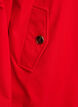 Short trench coat with pockets, Red, Packshot image number 3