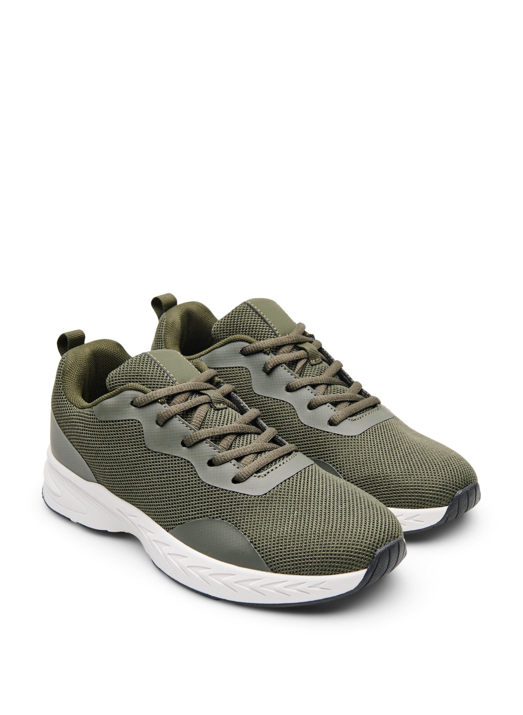 Zizzifashion Wide fit - Mesh sneakers, Green, Packshot image number 1