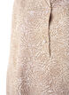 Short jacquard dress with floral pattern, Stucco, Packshot image number 2