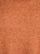 Loose knit sweater with prominent seams, Orange, Packshot image number 2