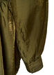 Shiny viscose blouse with peplum effect, Green, Packshot image number 3