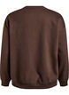 Sweatshirt with motif, Brown, Packshot image number 1
