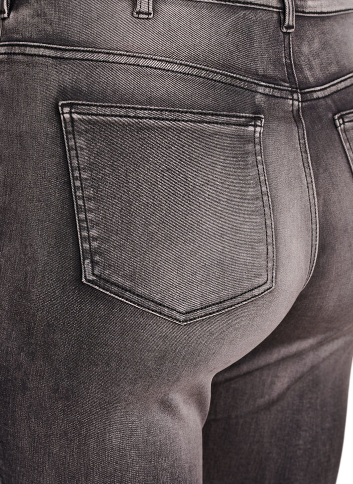 Super slim Amy jeans with high waist, Dark Grey, Packshot image number 3