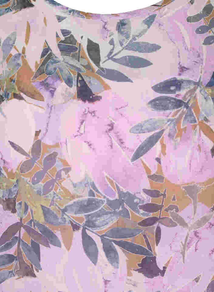 Long-sleeved printed blouse, Orchid Bouquet AOP, Packshot image number 2