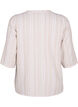 Striped blouse in linen-viscose blend, Beige, Packshot image number 1